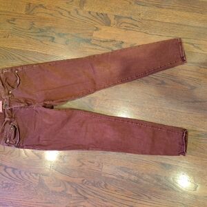 Madewell Burgundy Jeans